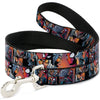 Buckle-Down Marvel Spider-Man & Black Cat Scene Blocks Dog Leash
