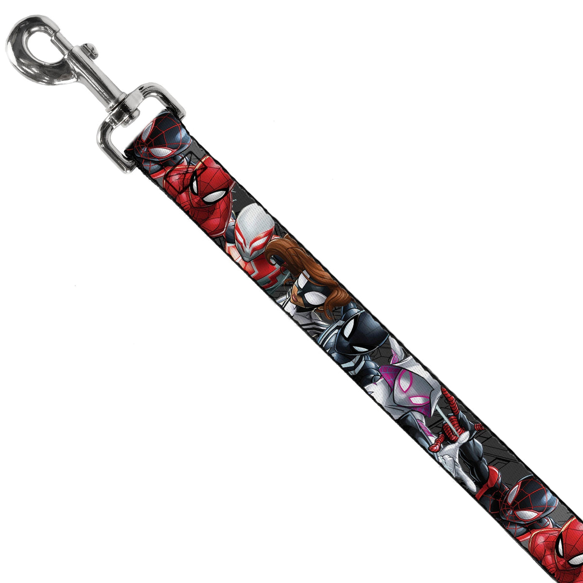 Dog Leash - 6-Spider Hero Action Poses Grays 