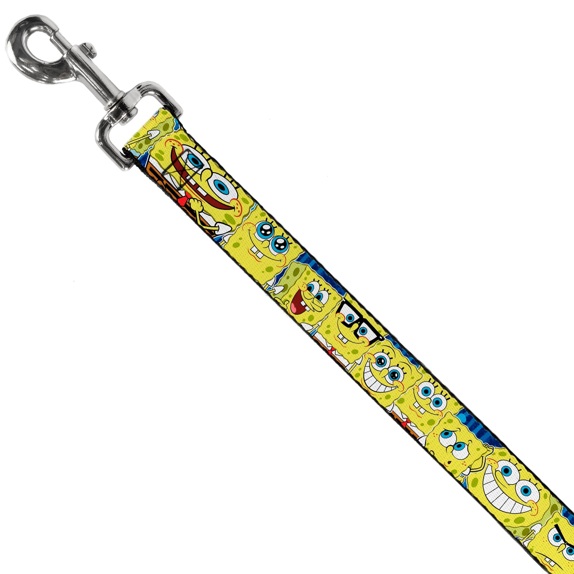 Dog Leash - SpongeBob Expressions Stripe Blue - HT Animal Supply