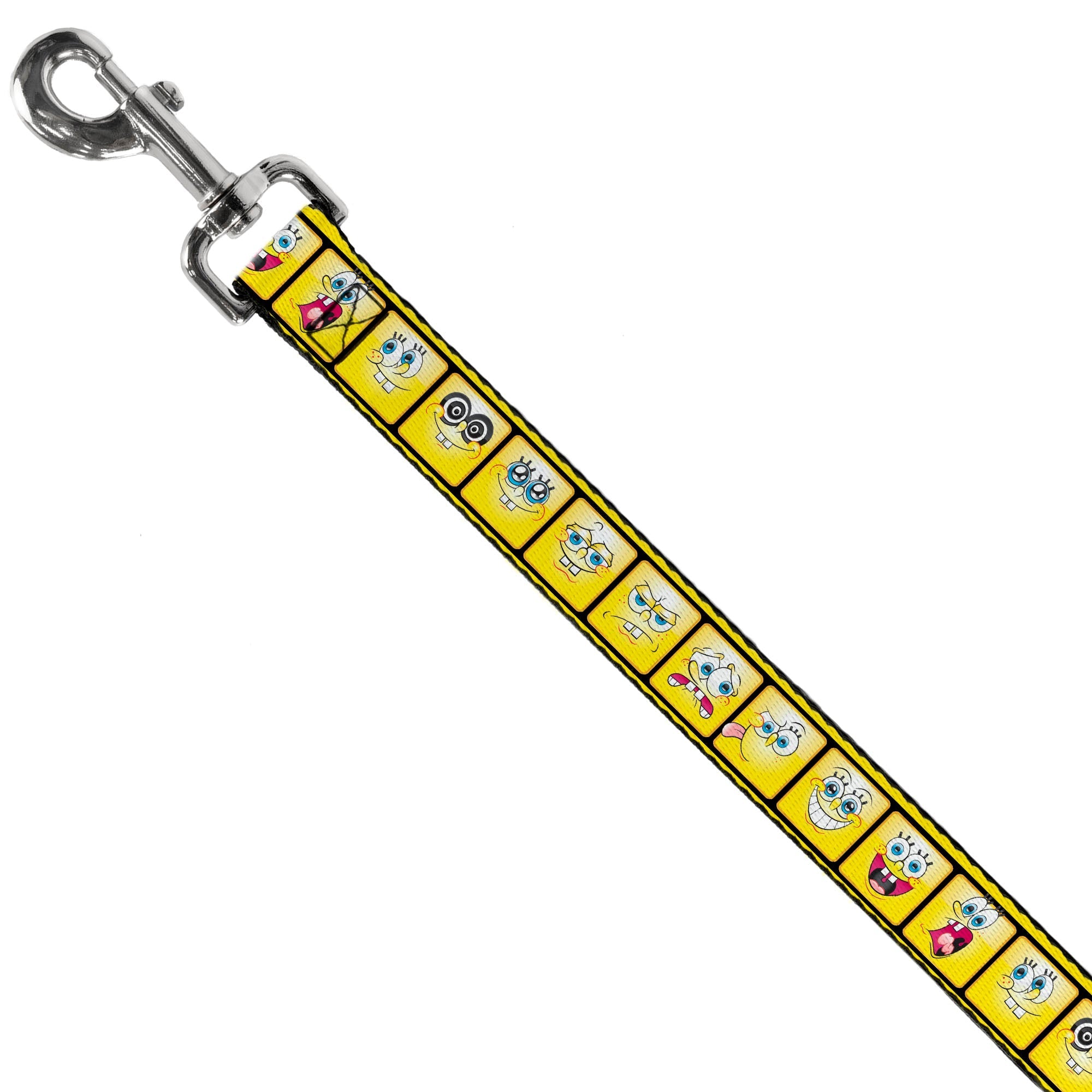 Dog Leash - SpongeBob 10-Expressions Filmstrip Yellows/Black/White