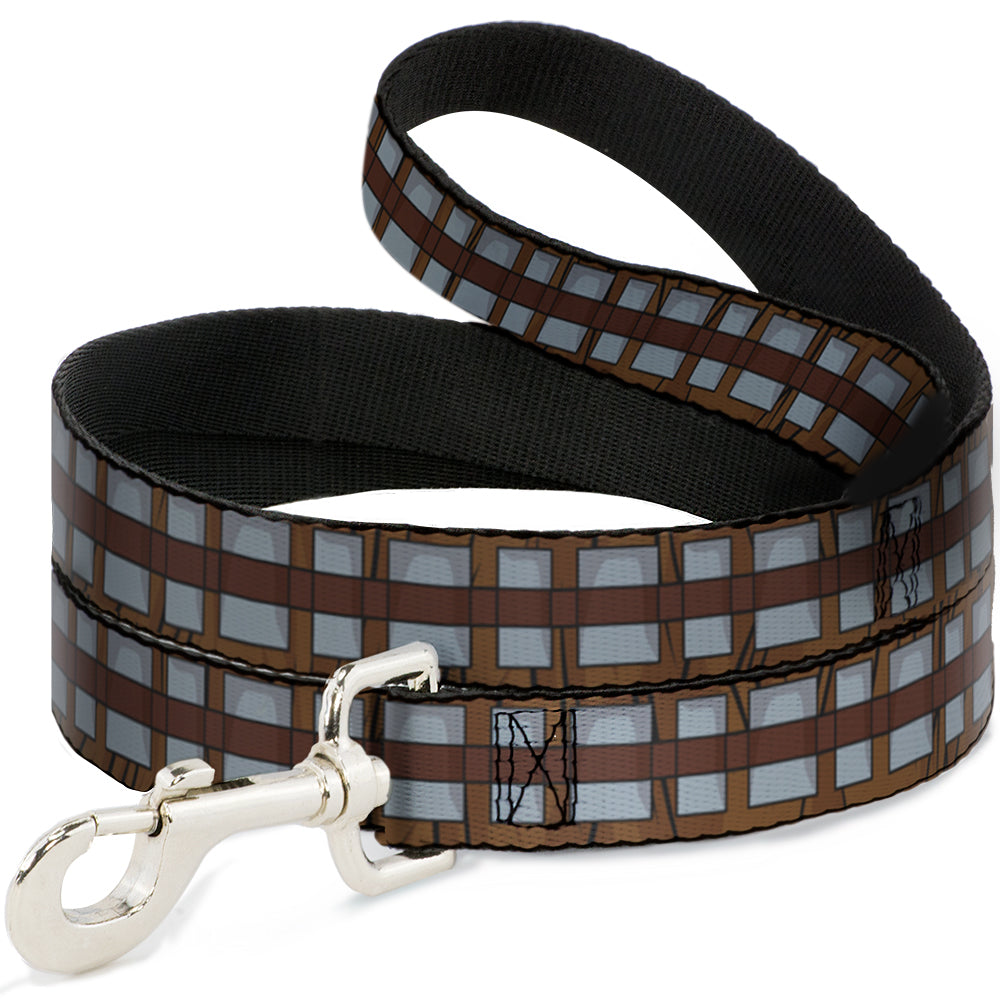 Dog Leash - Star Wars Chewbacca Bandolier Bounding Browns/Gray - HT Animal Supply