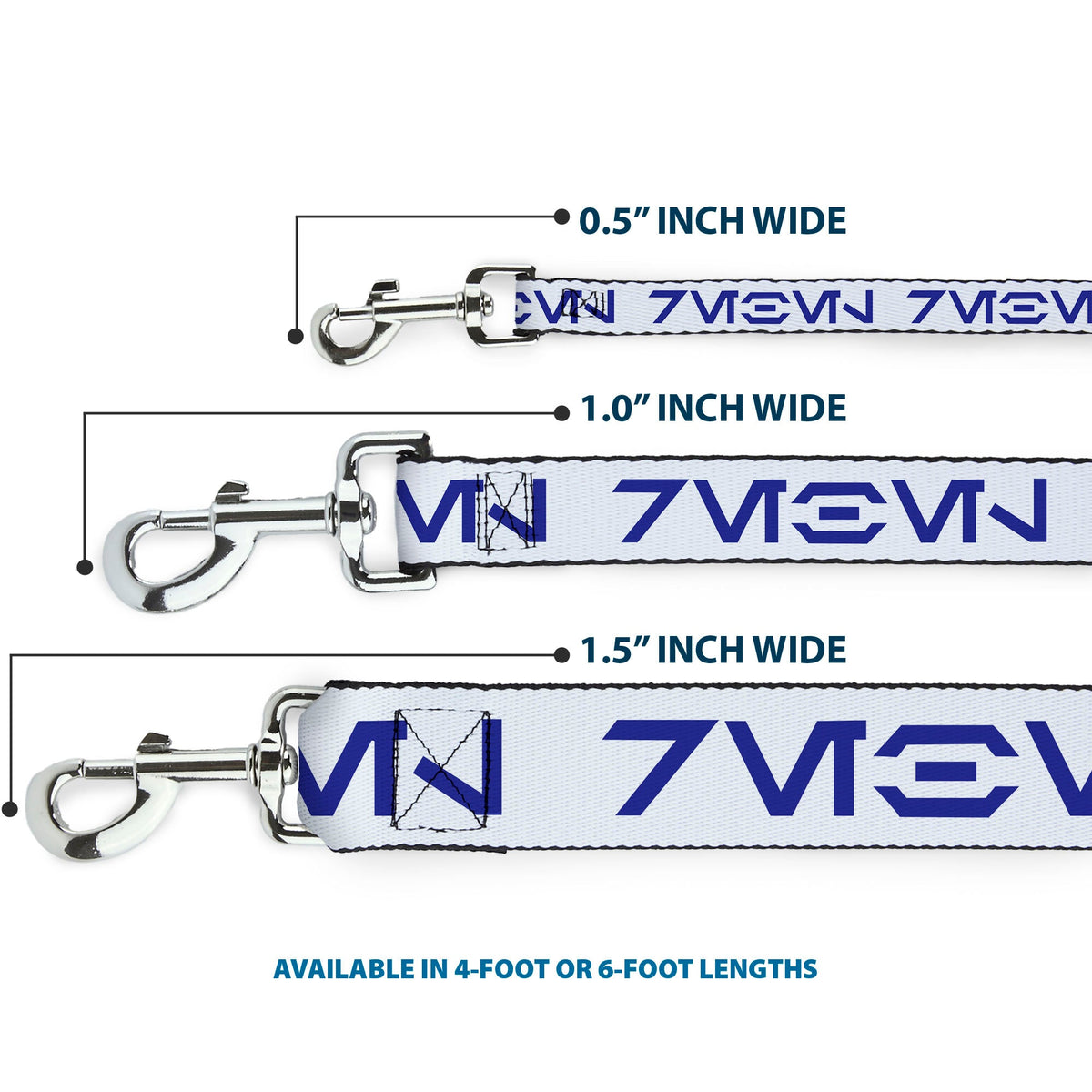 Dog Leash - Star Wars Aurebesh REBEL White/Blue 