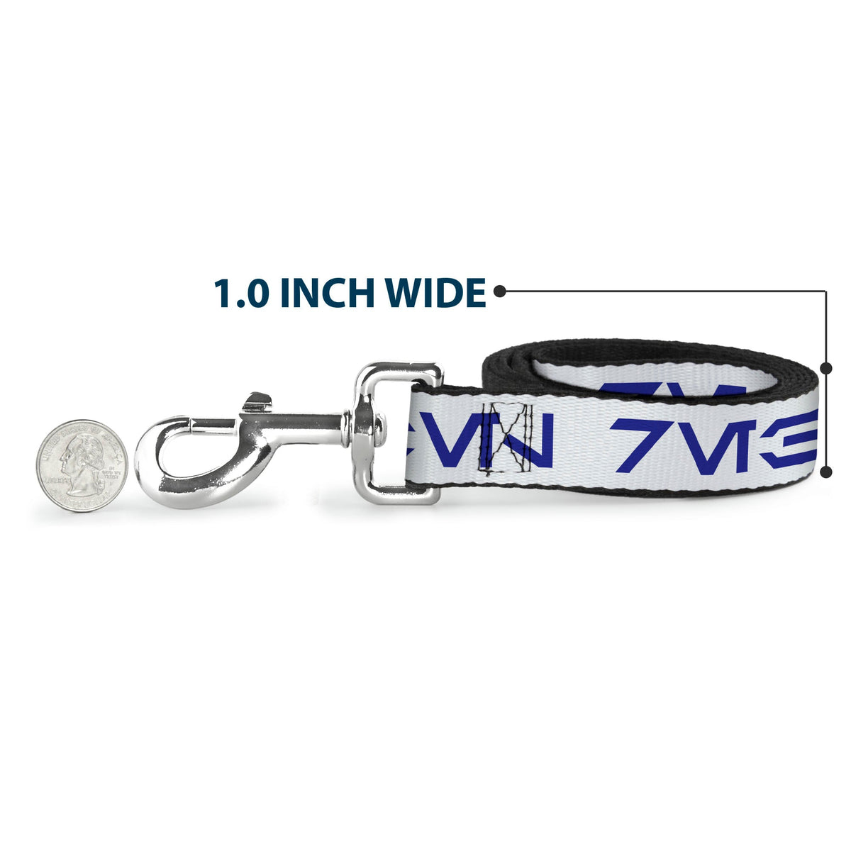 Dog Leash - Star Wars Aurebesh REBEL White/Blue 