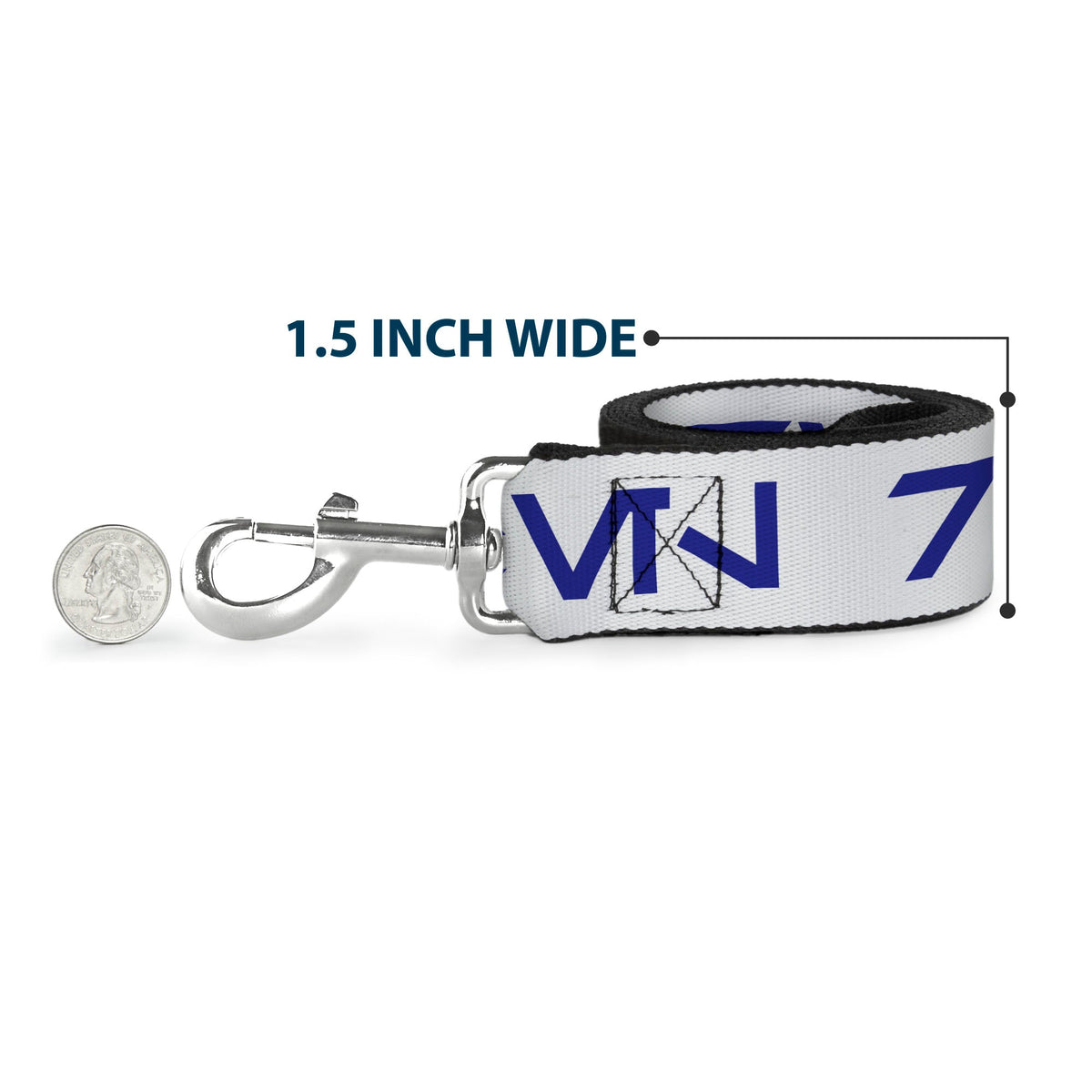 Dog Leash - Star Wars Aurebesh REBEL White/Blue 