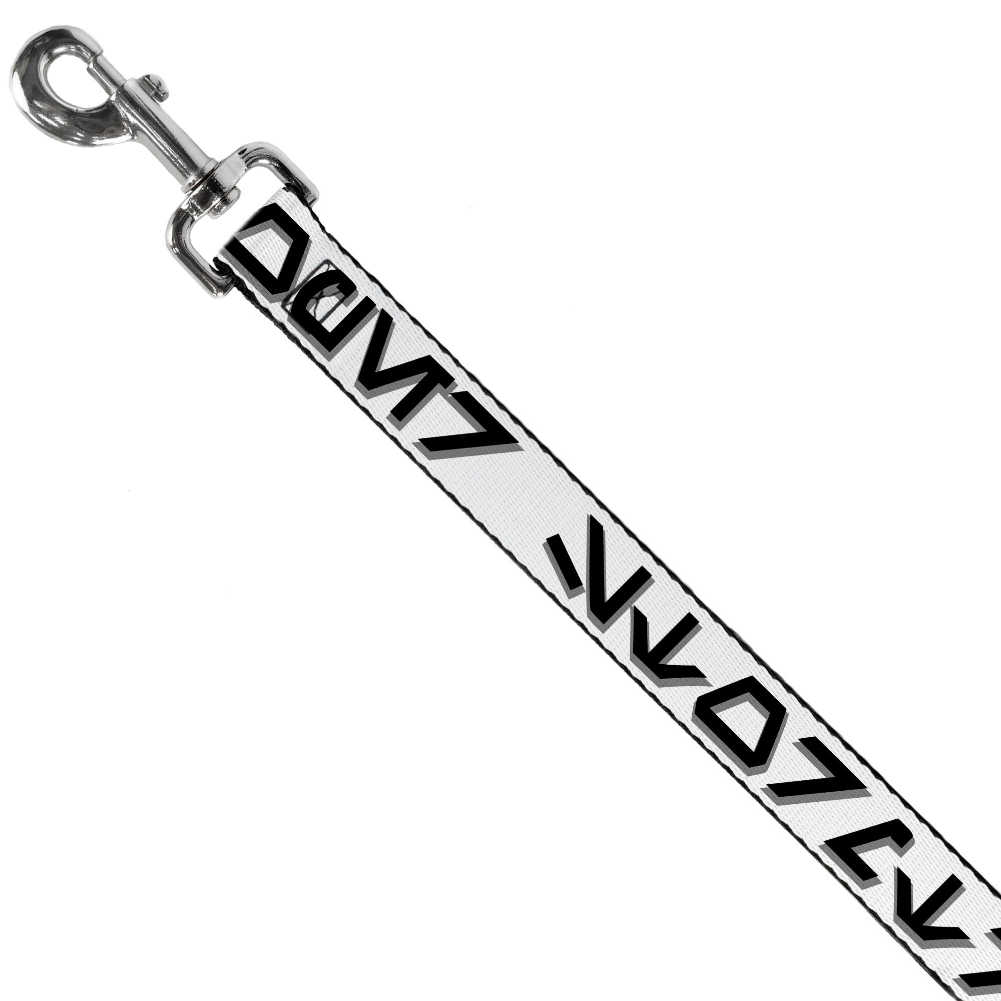 Dog Leash - Star Wars Aurebesh STORMTROOPER White/Gray/Black