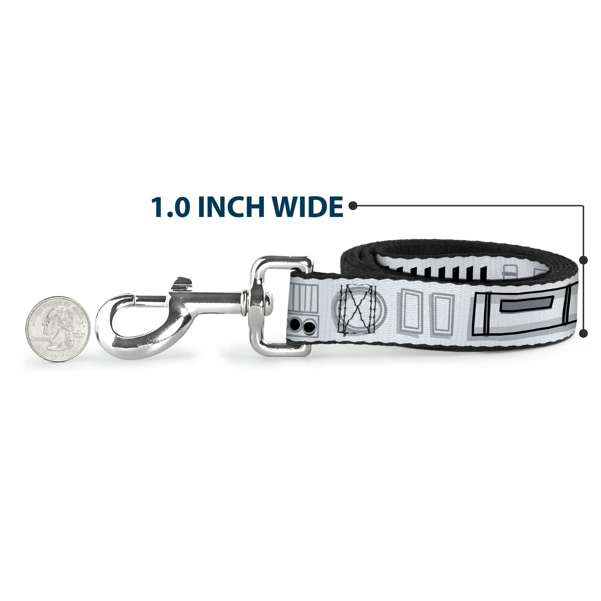 Dog Leash - Star Wars Stormtroopers Utility Belt2 Bounding White/Grays/Black 