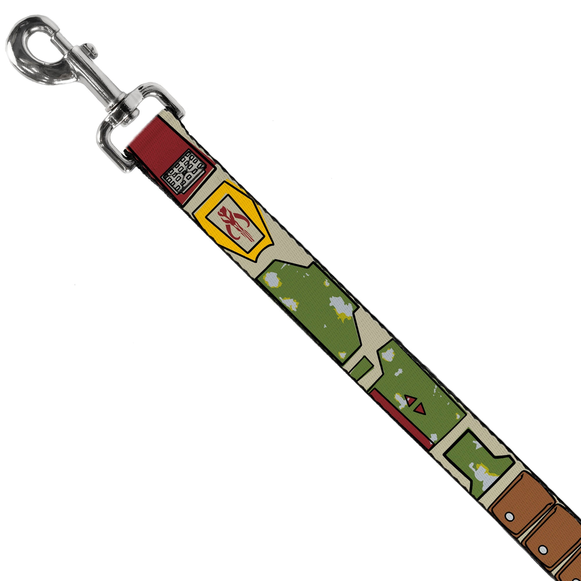 Dog Leash - Star Wars Boba Fett Utility Belt Bounding Tan - HT Animal Supply