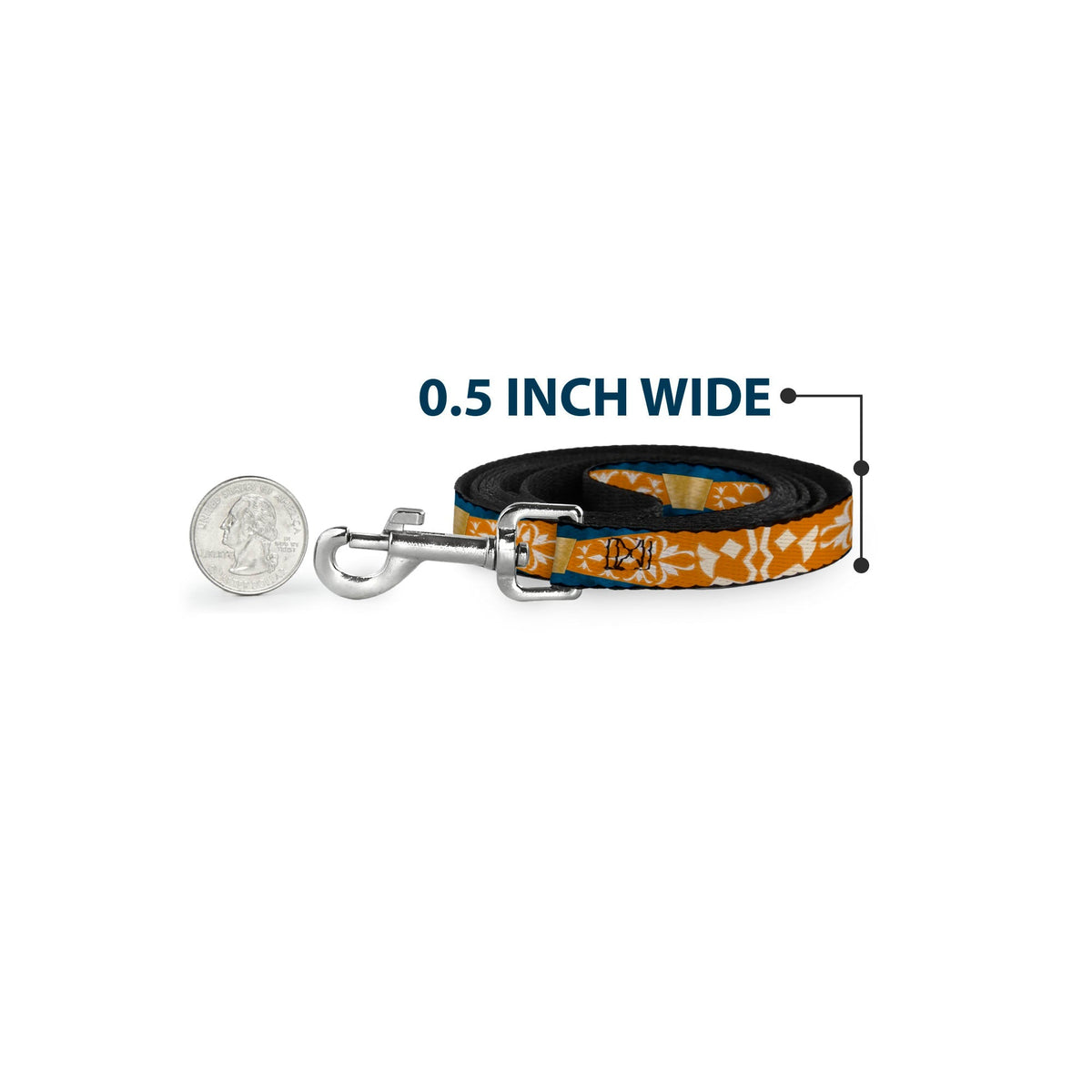 Dog Leash - Star Wars Clone Wars Ahsoka Tano Bounding Elements Blues/Orange 