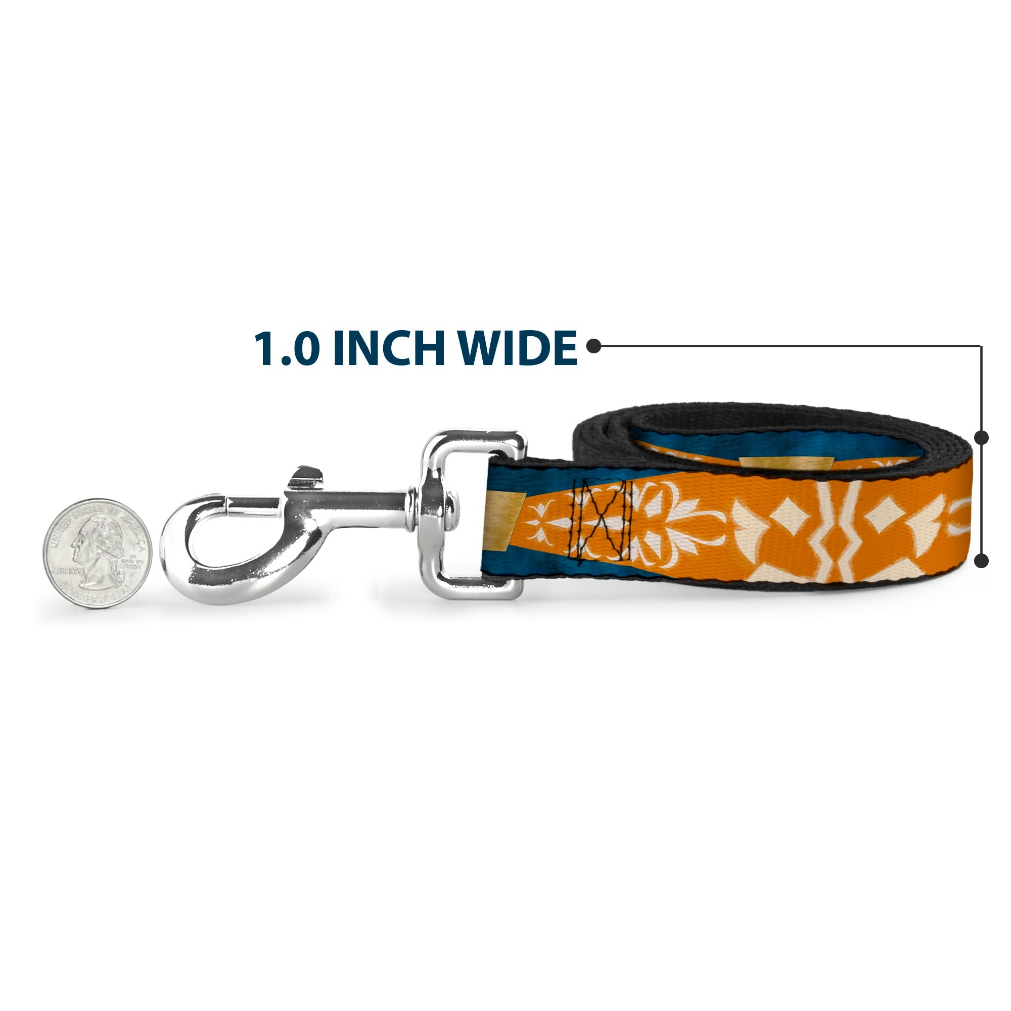 Dog Leash - Star Wars Clone Wars Ahsoka Tano Bounding Elements Blues/Orange