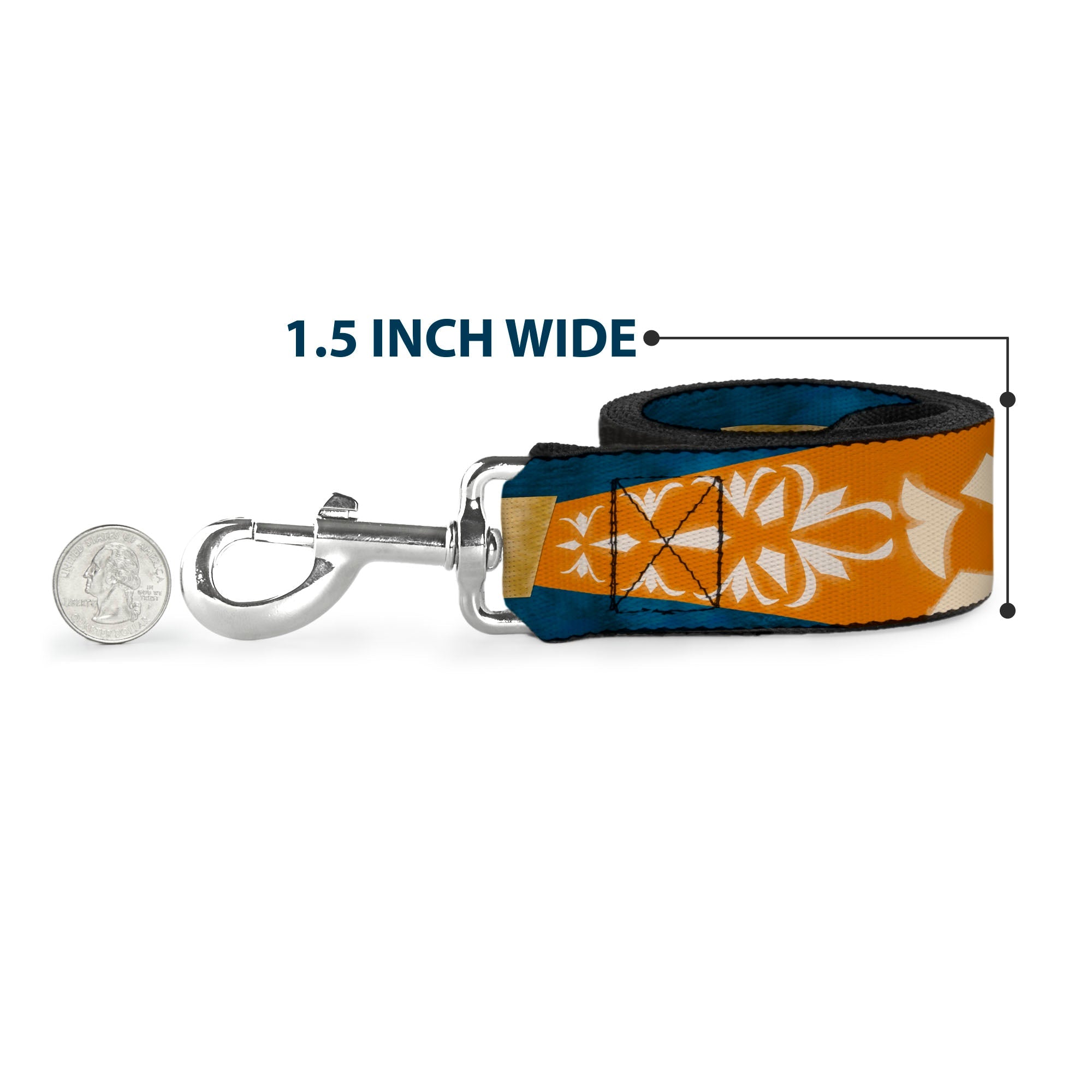Dog Leash - Star Wars Clone Wars Ahsoka Tano Bounding Elements Blues/Orange