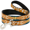 Dog Leash - Star Wars Clone Wars Ahsoka Tano Bounding Elements Blues/Orange