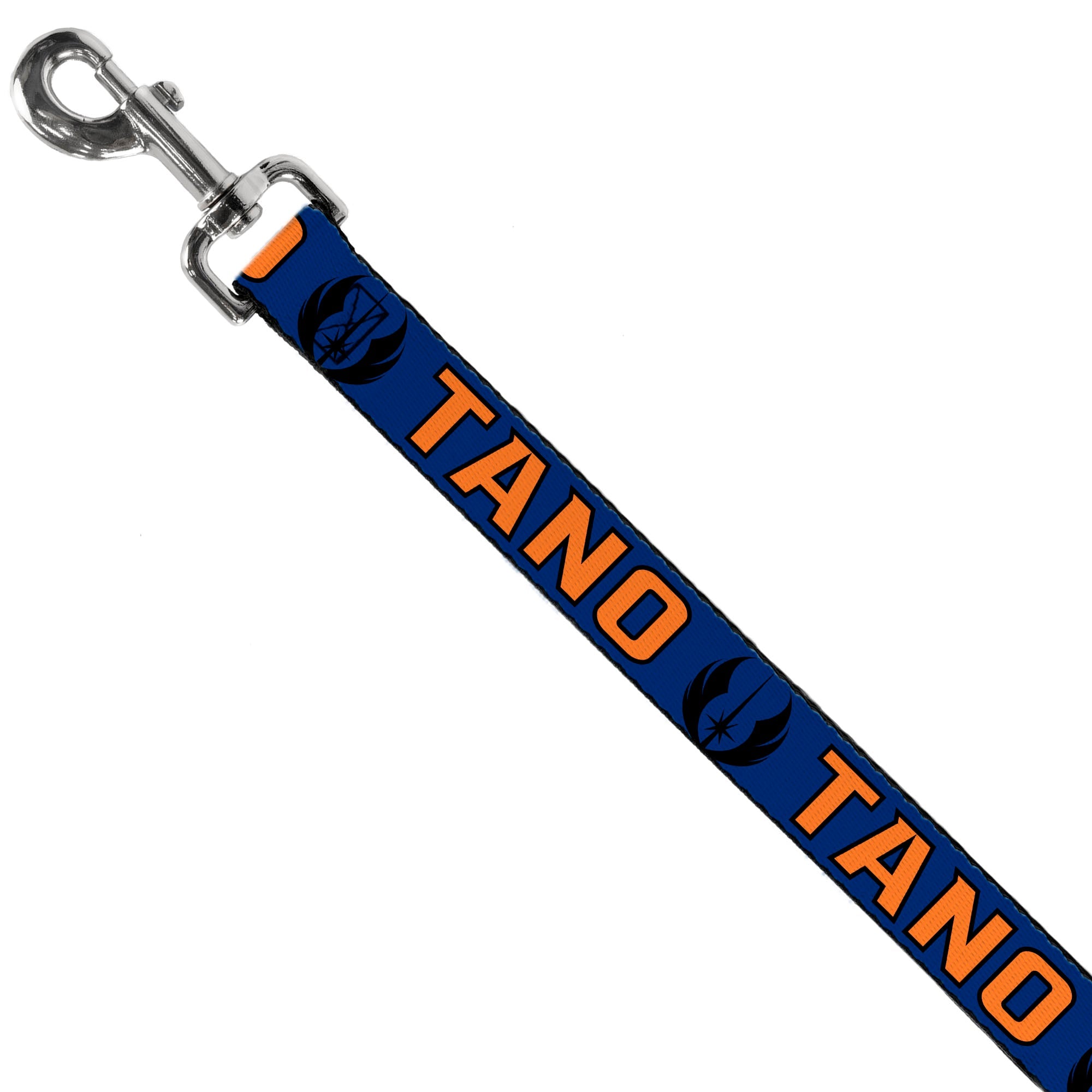 Dog Leash - Star Wars Jedi Order Insignia/TANO Text Blues/Orange