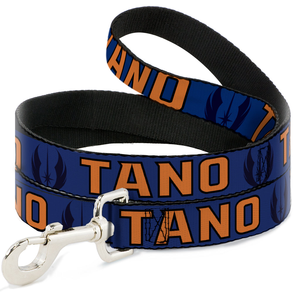 Dog Leash - Star Wars Jedi Order Insignia/TANO Text Blues/Orange