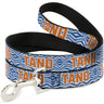 Dog Leash - Star Wars The Clone Wars Ahsoka TANO Text Waves White/Blue/Orange