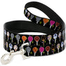 Dog Leash - Star Wars Festive Lollipop Icons Black/Multi Color