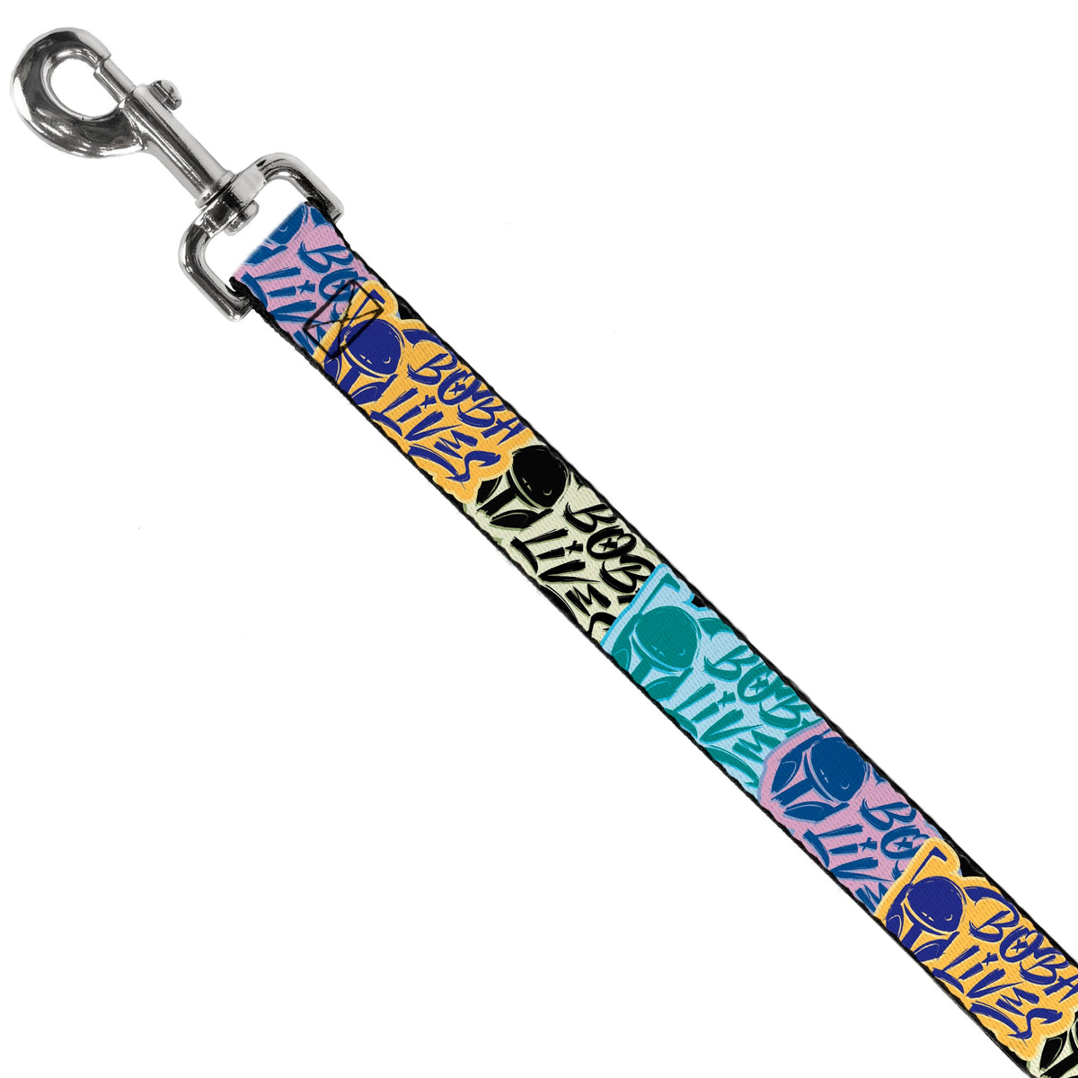 Dog Leash - Boba Fett BOBA LIVES Graffiti Stacked Multi Color - HT Animal Supply
