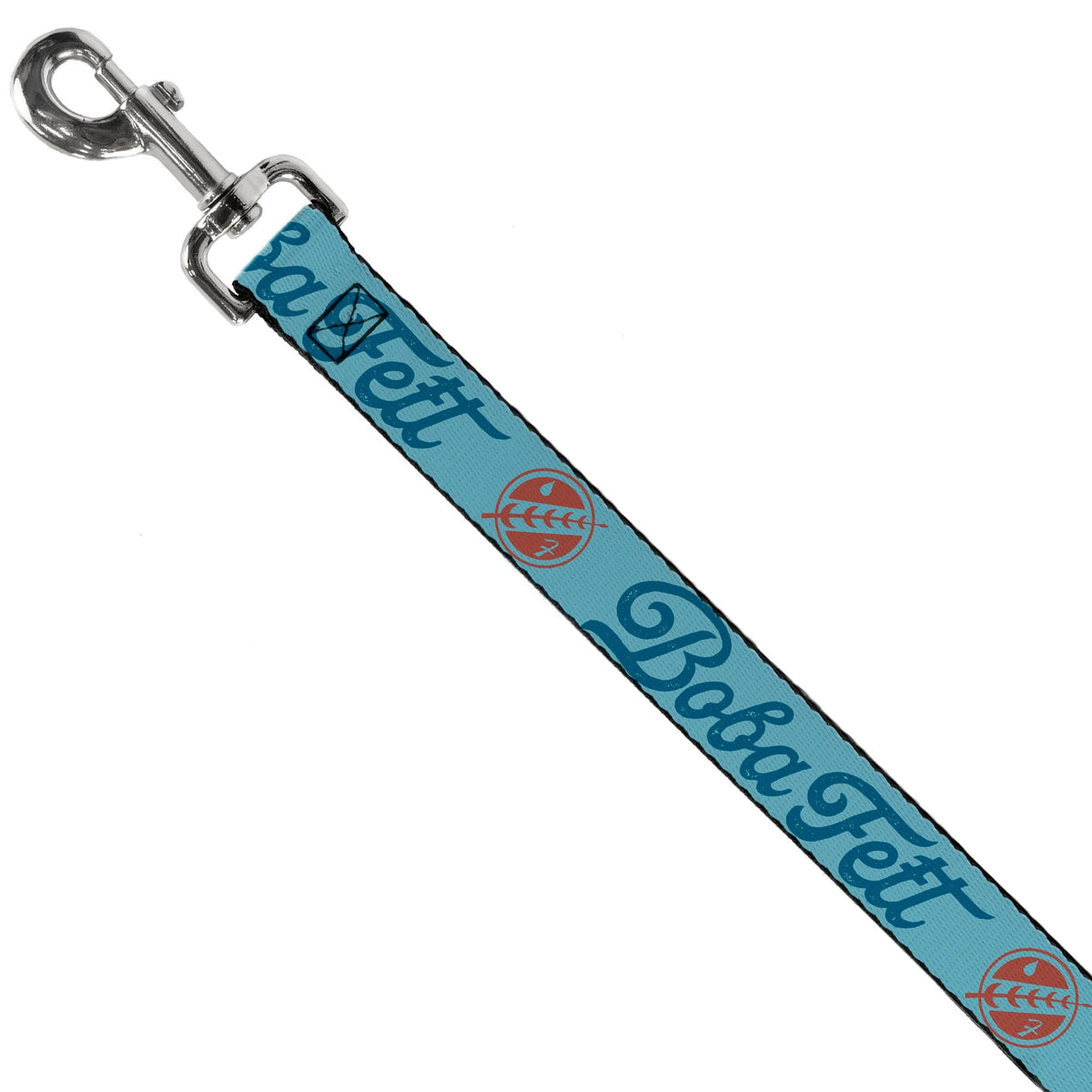 Dog Leash - Star Wars BOBA FETT Script and Logo Blues/Red 