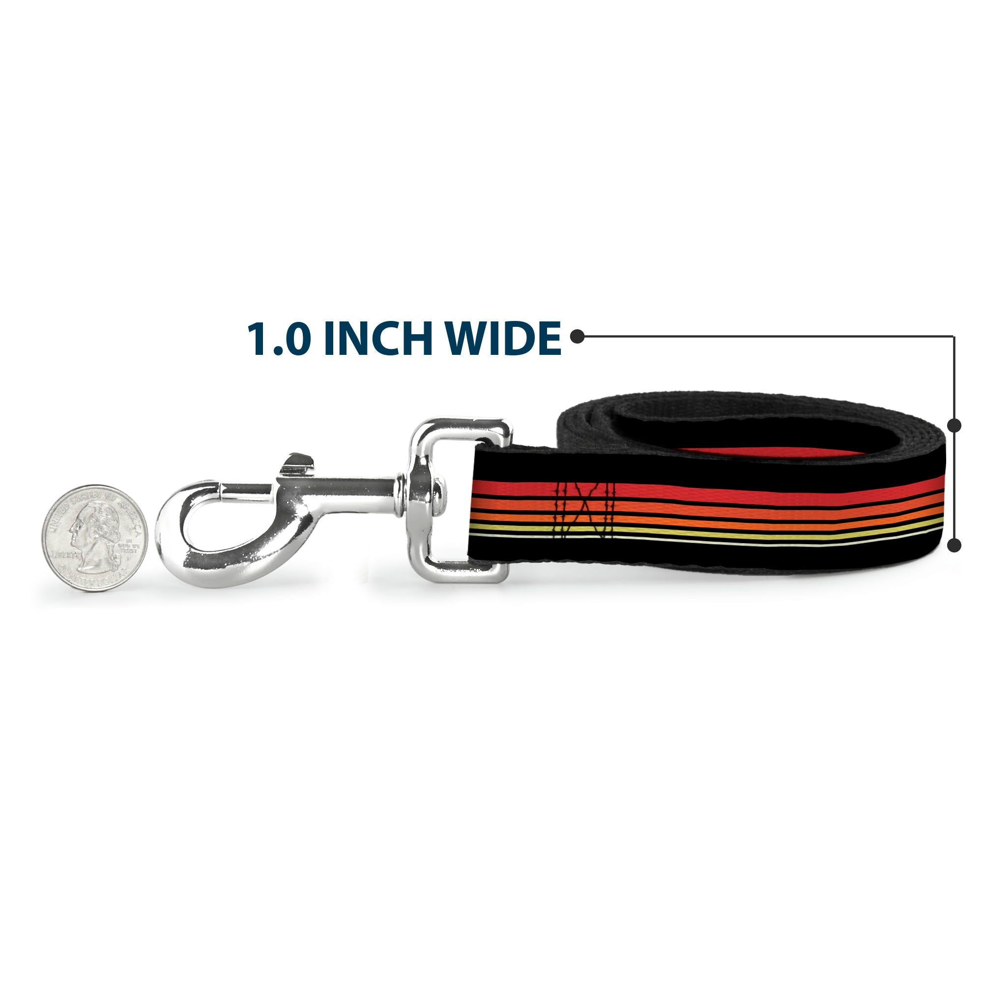 Dog Leash - Star Wars Millennium Falcon Stripe Black/Multi Color