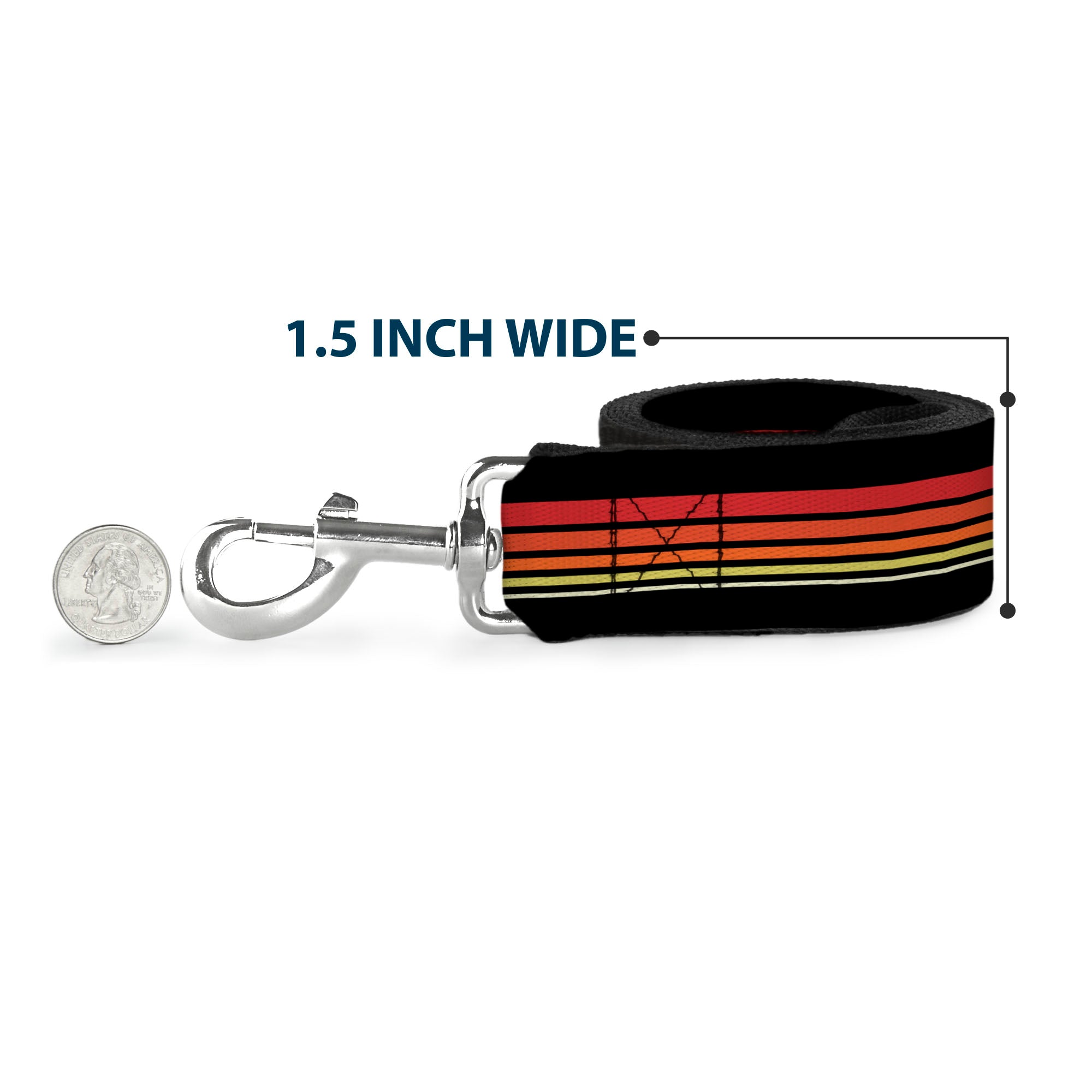 Dog Leash - Star Wars Millennium Falcon Stripe Black/Multi Color