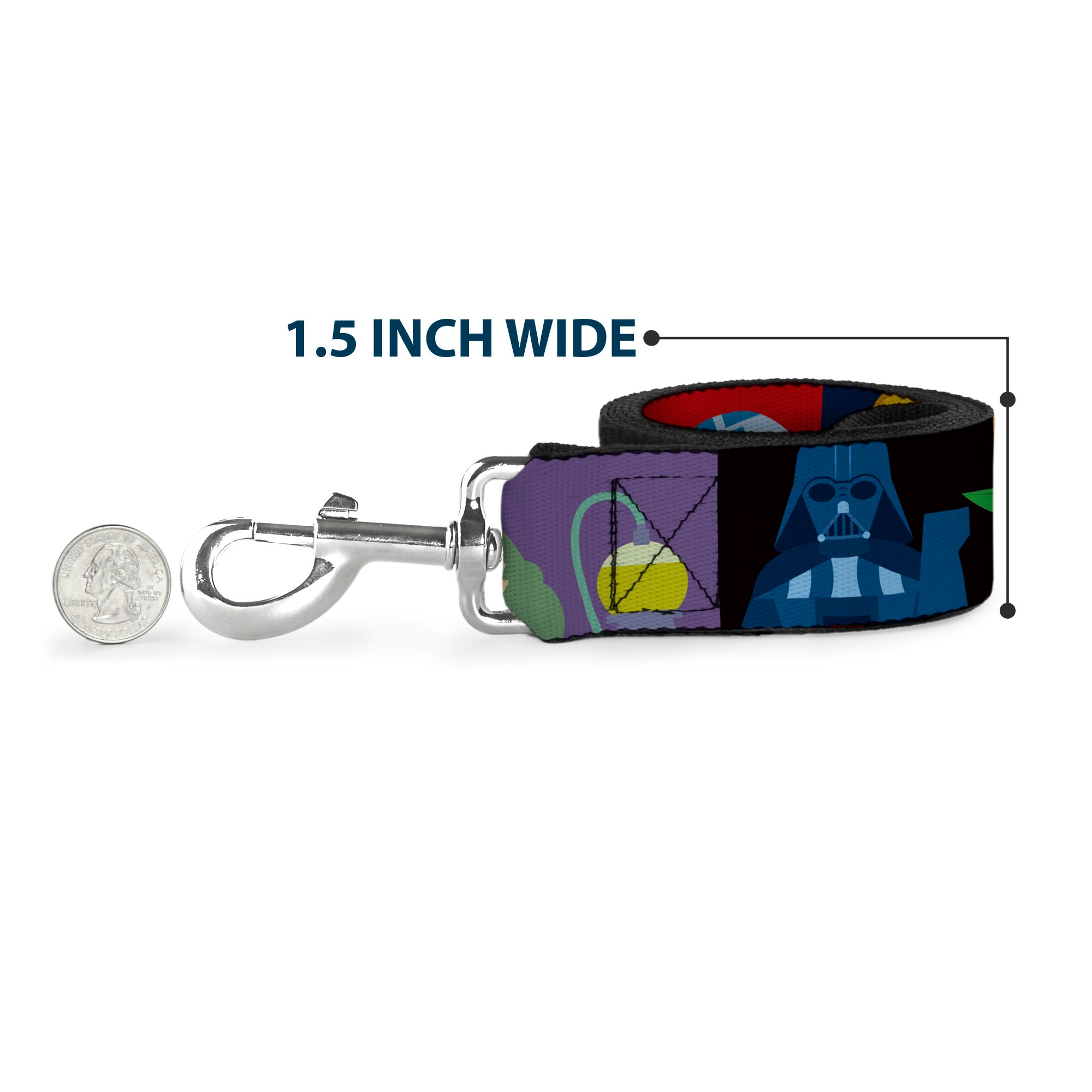 Dog Leash - Star Wars Classic 16-Character Pose Blocks Multi Color