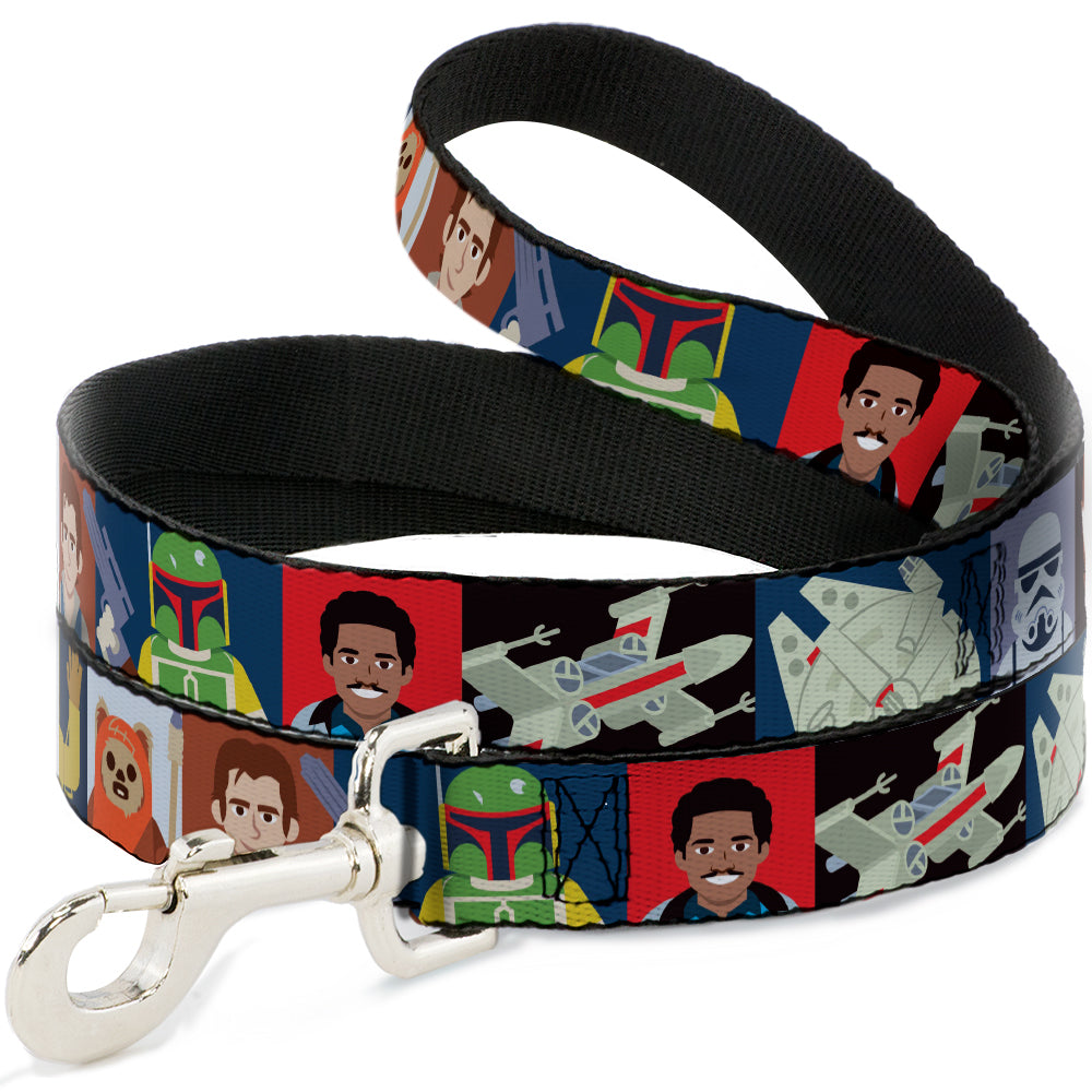 Dog Leash - Star Wars Classic 16-Character Pose Blocks Multi Color