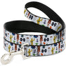Dog Leash - Star Wars Classic Characters and Icons Collage White