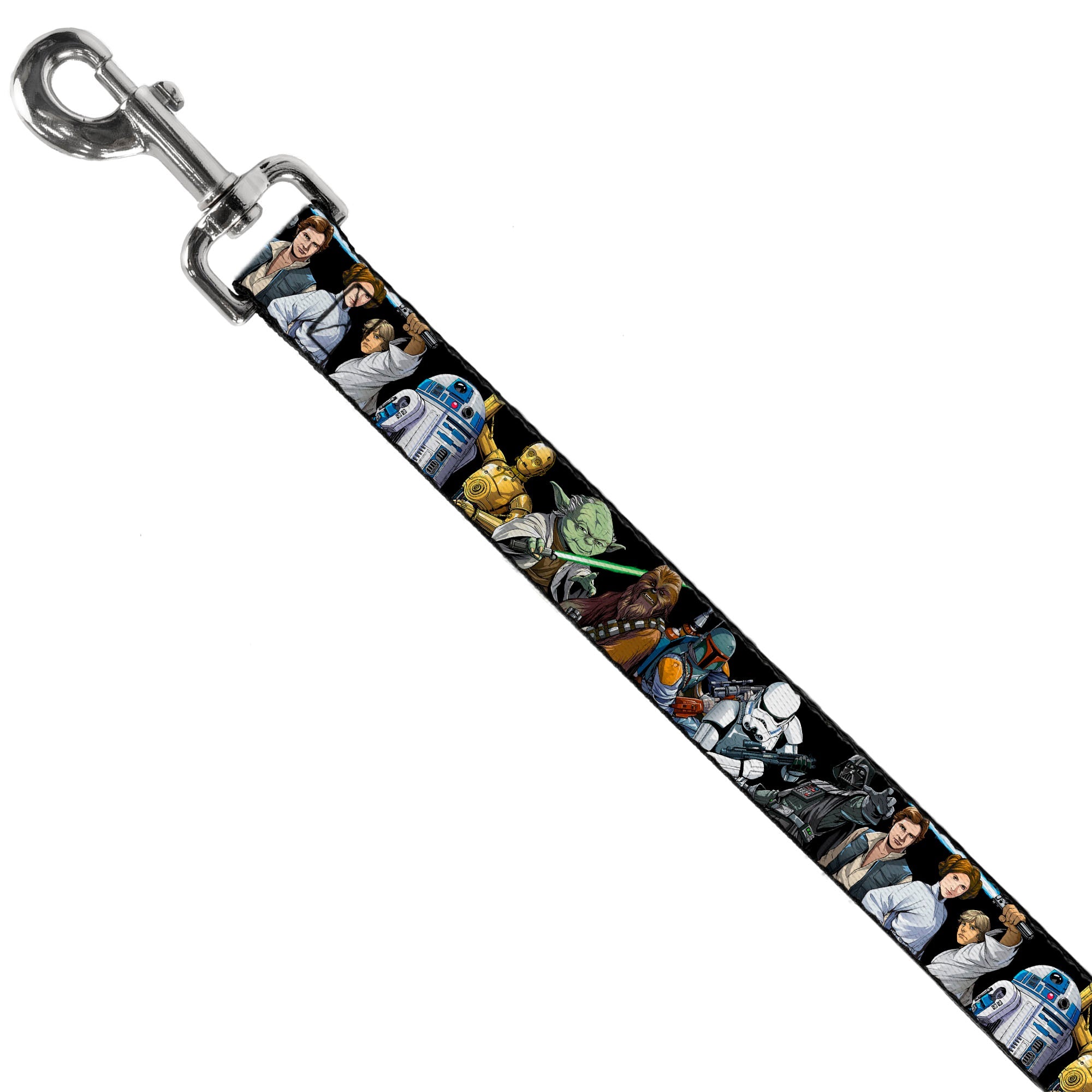 Dog Leash - Star Wars Classic Character Poses Black
