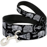 Dog Leash - Star Wars Ships and Vehicles Black/Grays