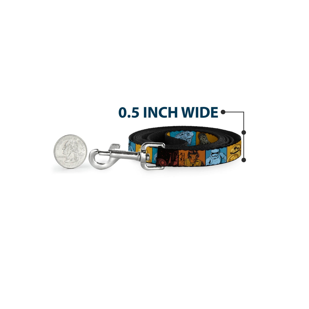 Dog Leash - Star Wars the Force Awakens Character and Icon Blocks Multi Color 