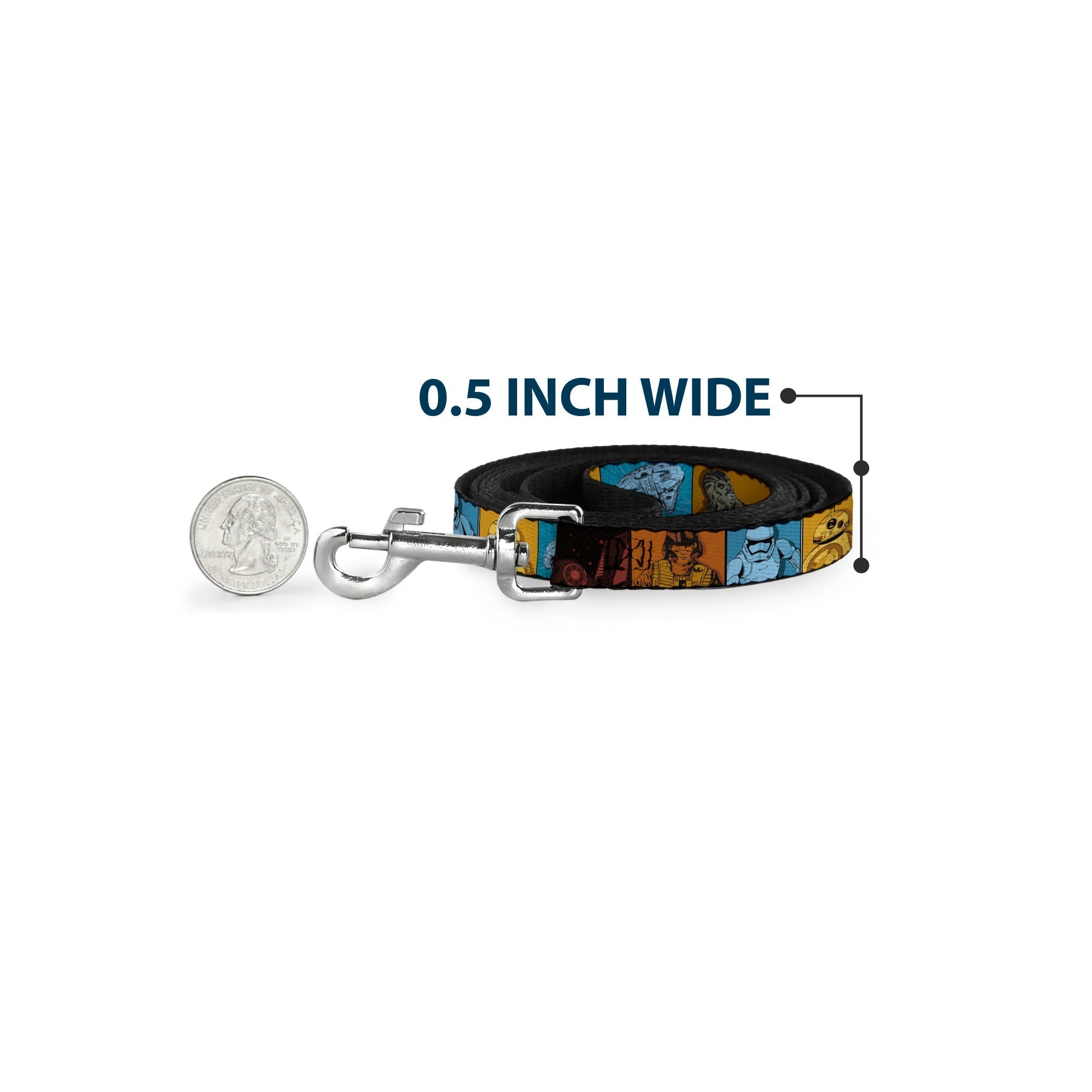 Dog Leash - Star Wars the Force Awakens Character and Icon Blocks Multi Color 