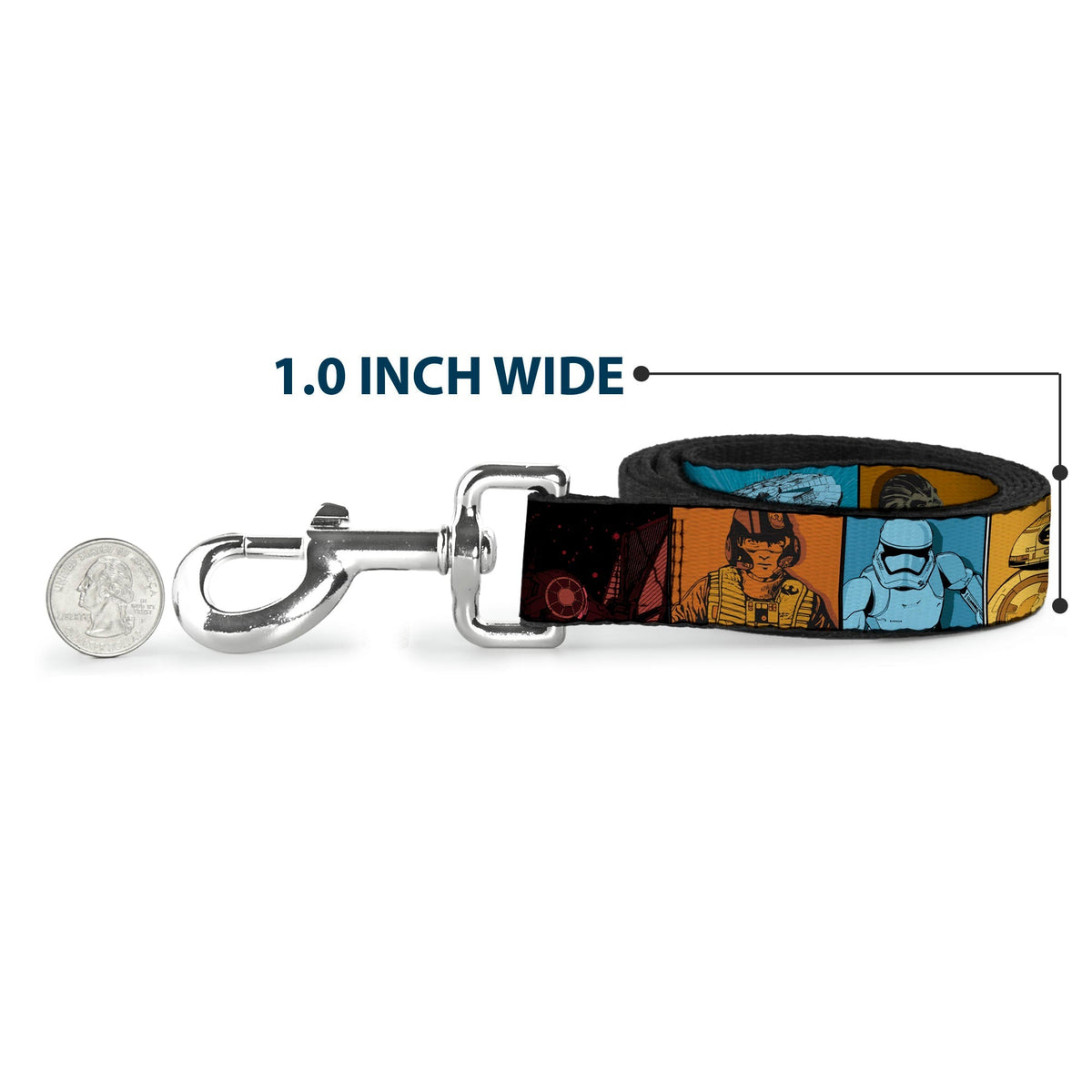 Dog Leash - Star Wars the Force Awakens Character and Icon Blocks Multi Color 