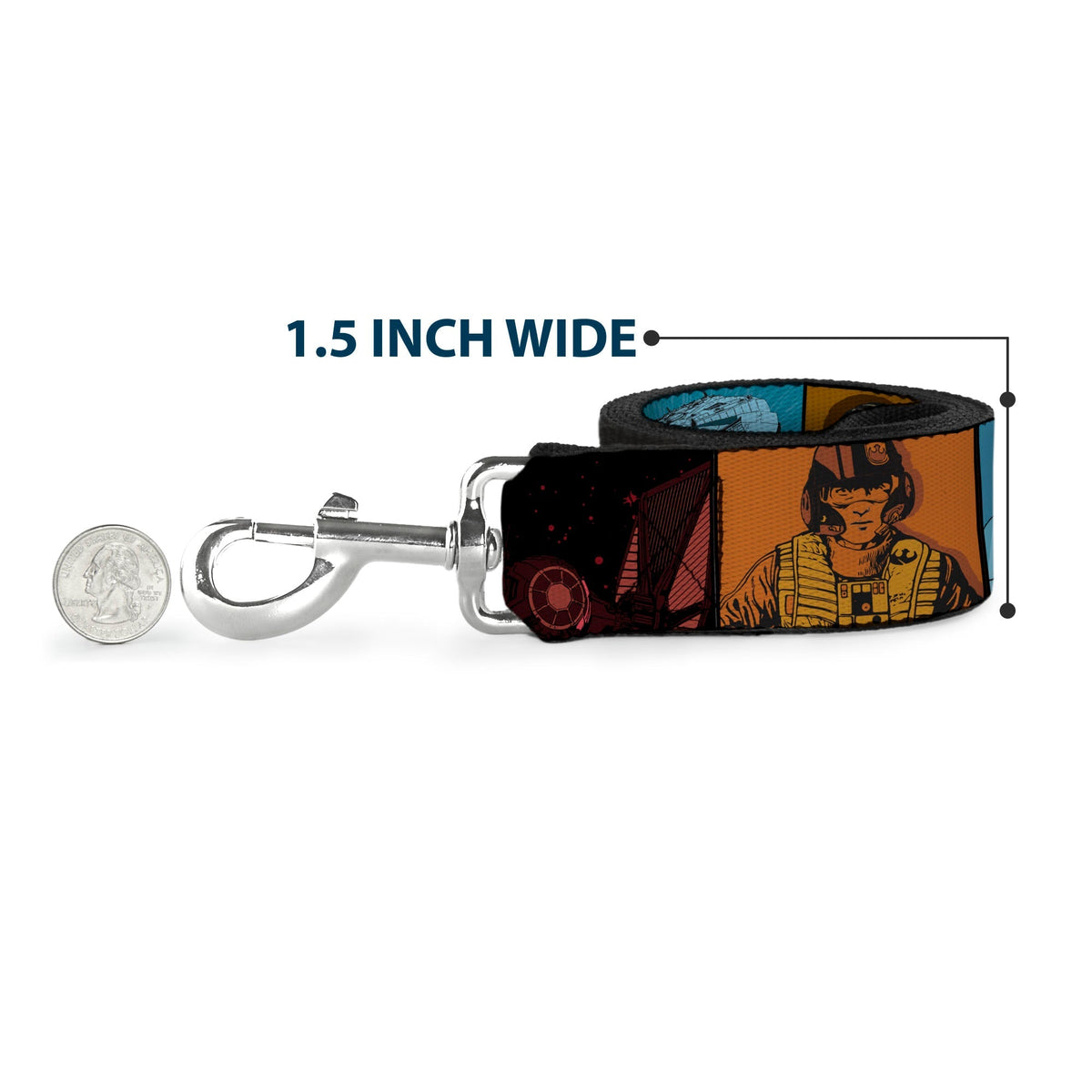 Dog Leash - Star Wars the Force Awakens Character and Icon Blocks Multi Color 
