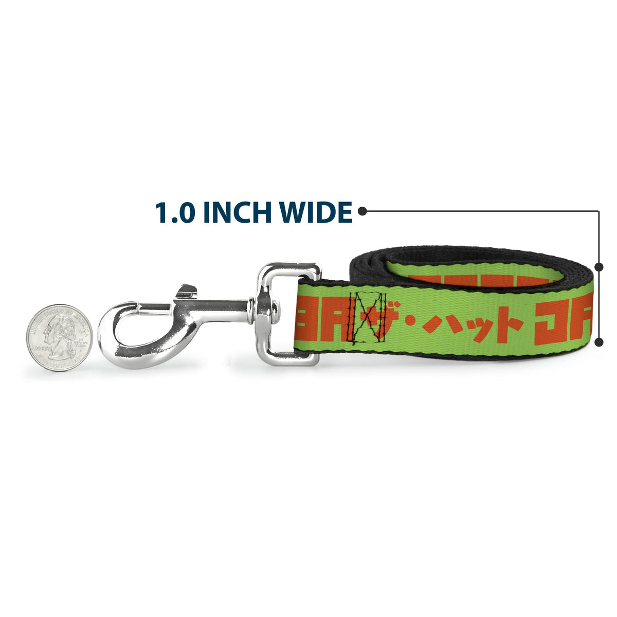 Dog Leash - Star Wars JABBA THE HUTT Text and Characters Green/Orange 