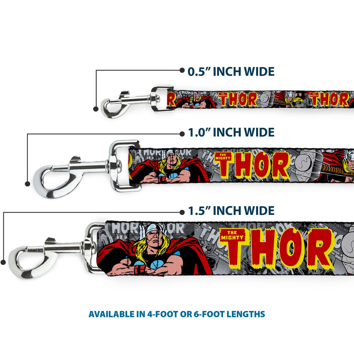Dog Leash - THE MIGHTY THOR Action Poses 