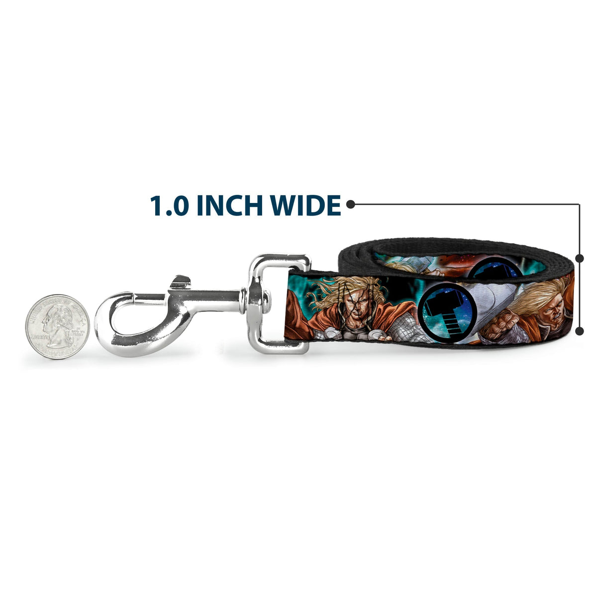 Dog Leash - Astonishing Thor #3 Poses/Hammer Logo 