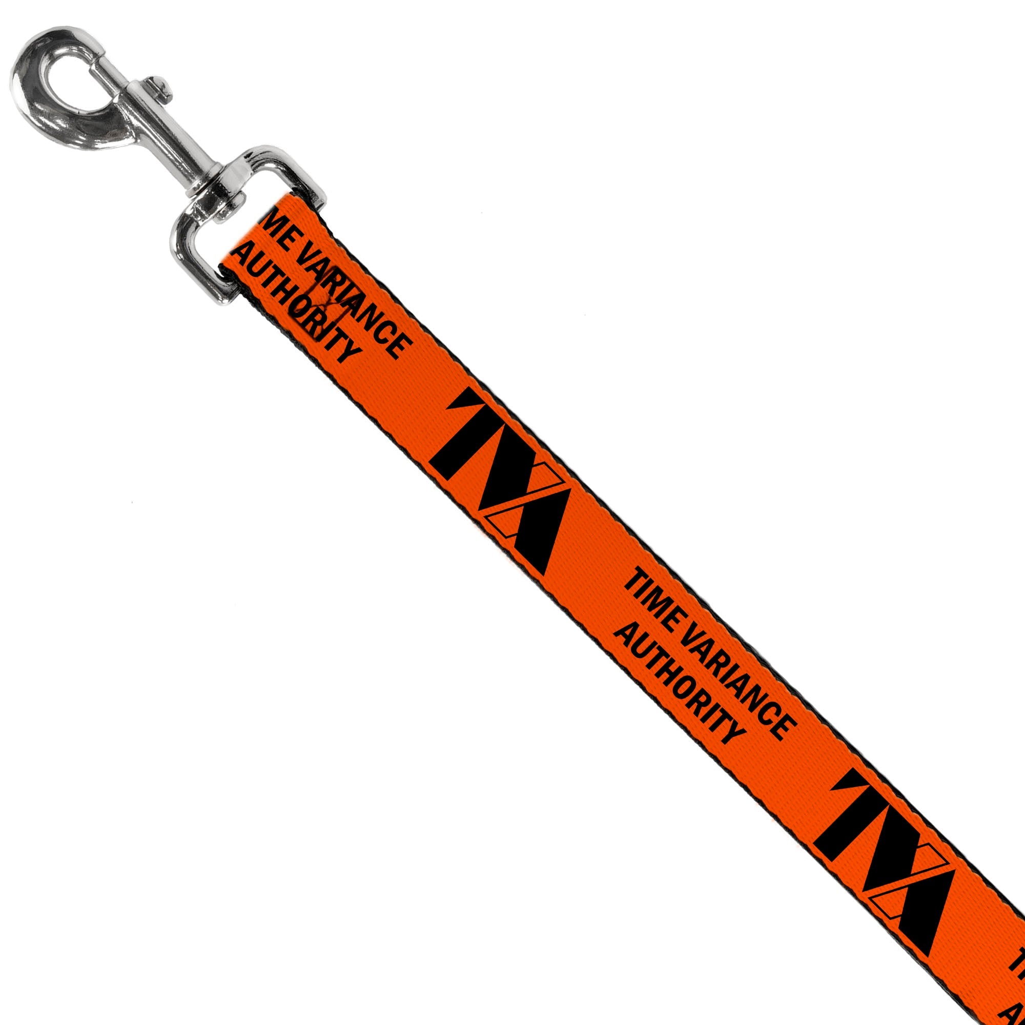 Dog Leash - Loki Series TVA TIME VARIANCE AUTHORITY Text Orange/Black - HT Animal Supply