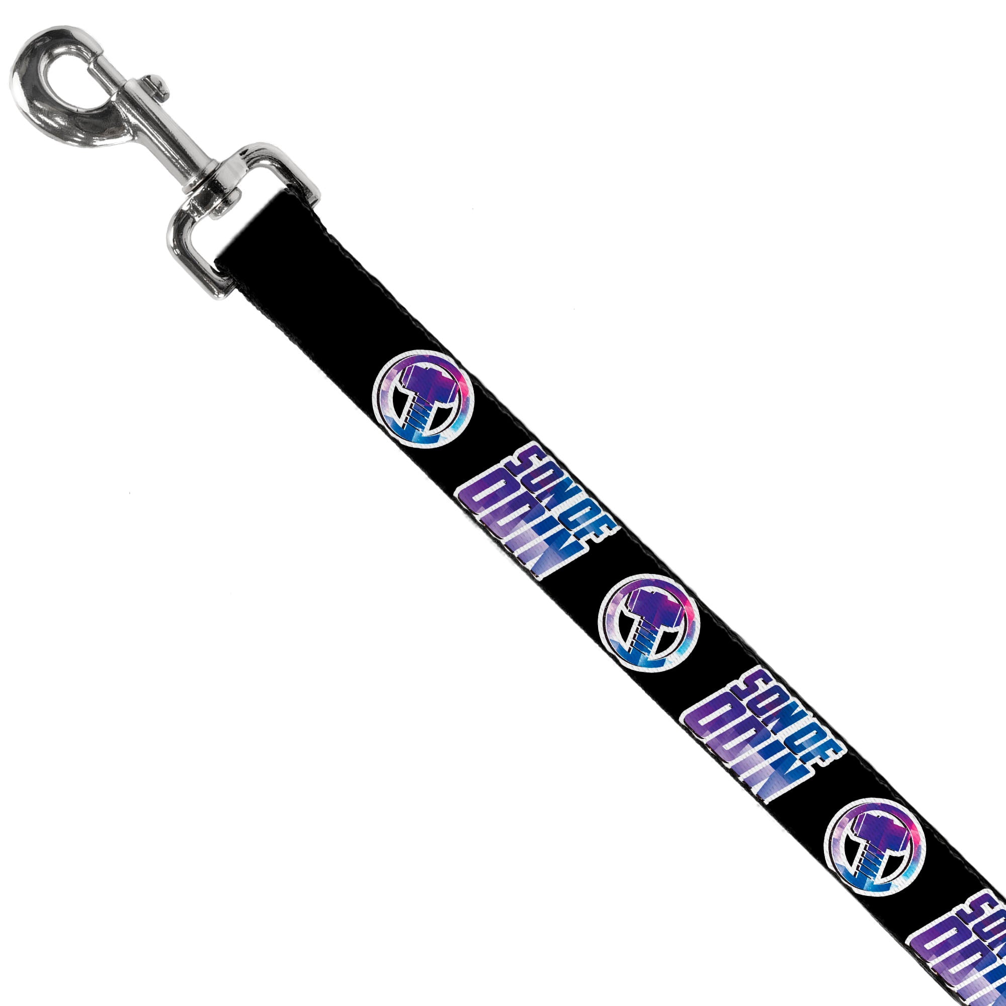 Dog Leash - Thor SON OF ODIN/Hamner Icon Black/White/Blues - HT Animal Supply