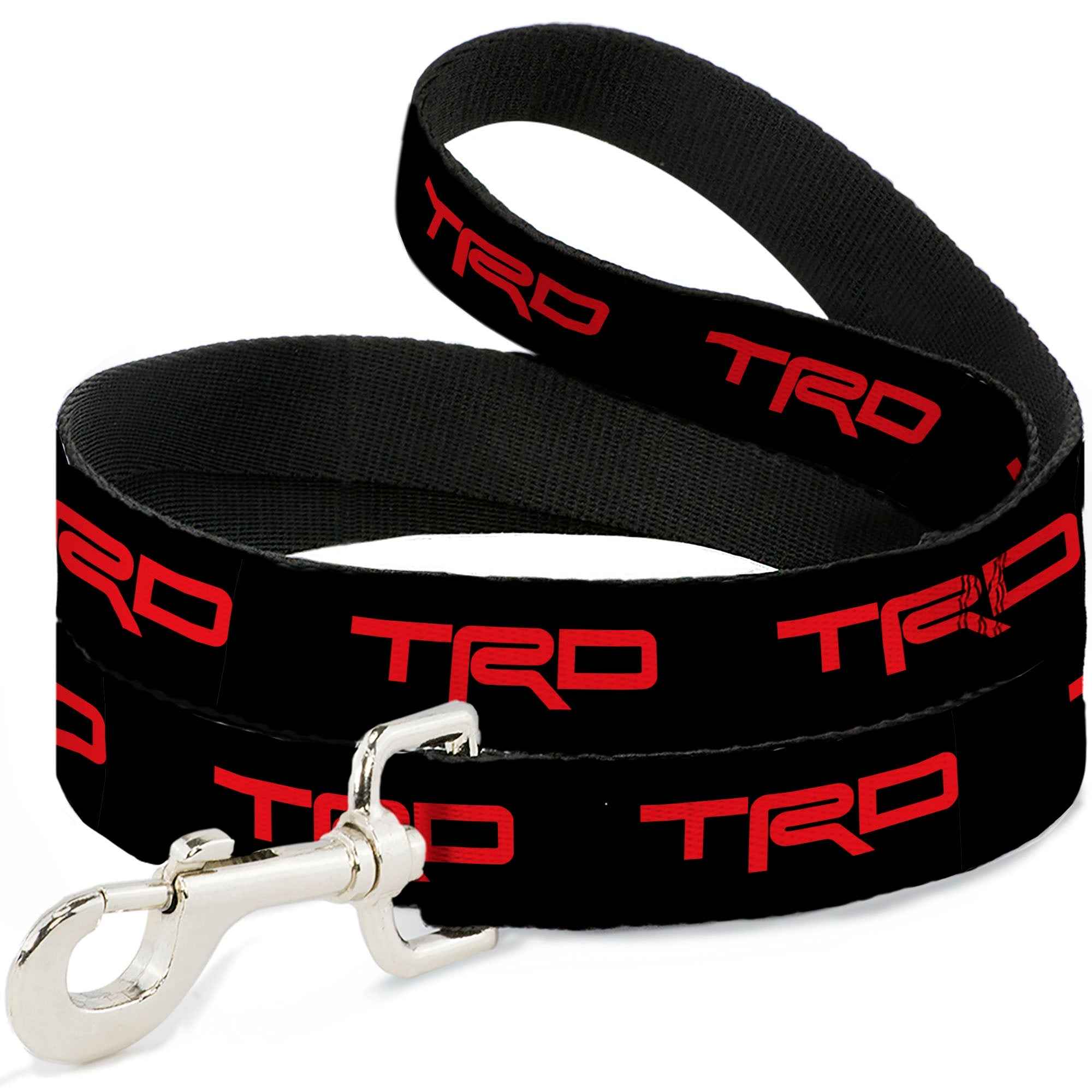 Buckle-Down Toyota Racing Development TRD Logo Black/Red Dog Leash