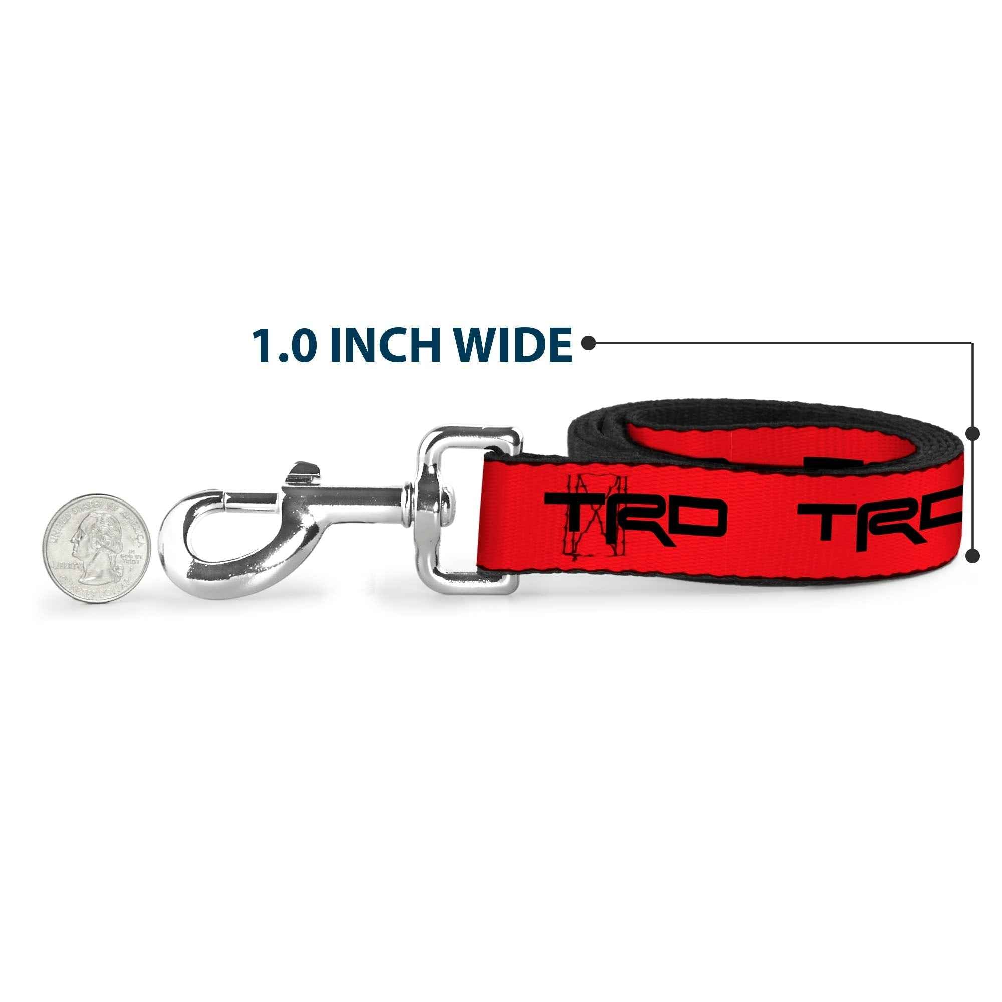 Buckle-Down Toyota Racing Development TRD Logo Red/Black Dog Leash