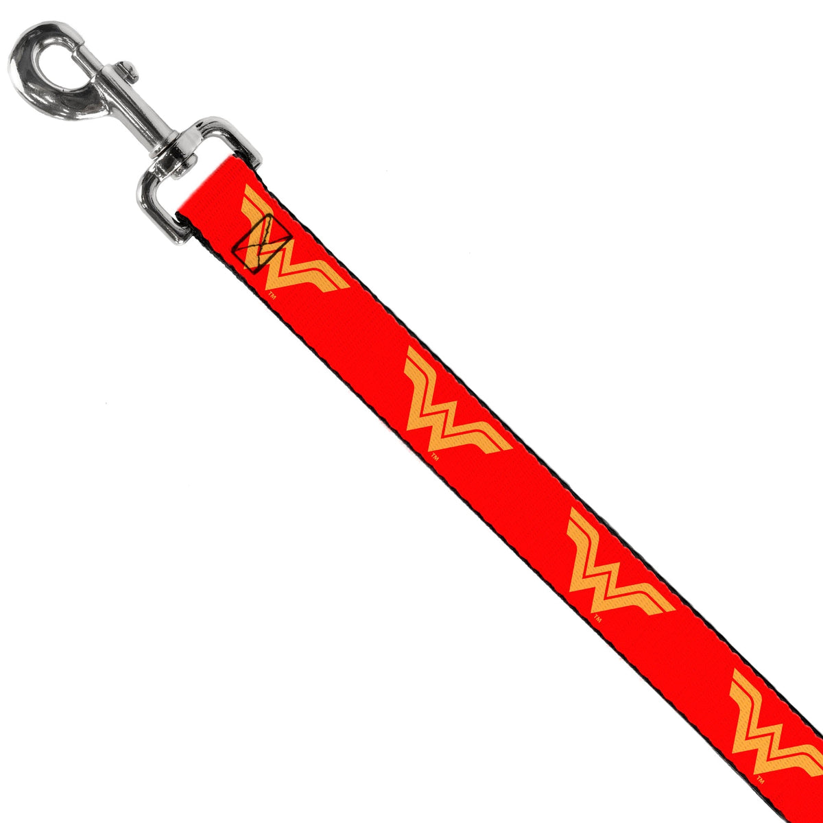 Dog Leash - DC League of Super-Pets Wonder Woman Logo Red/Yellow 