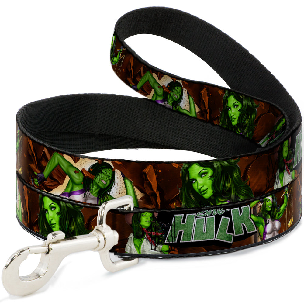 Dog Leash - SHE-HULK Comic Book Cover Poses/Rocks - HT Animal Supply