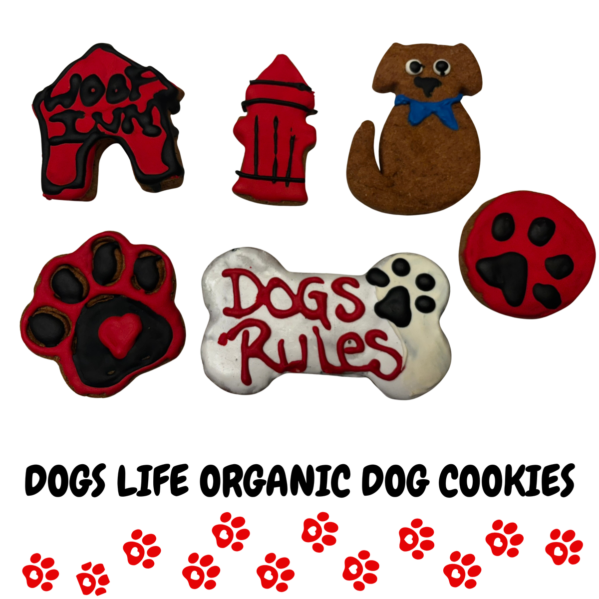 PAWsitively Organic Dog Life Dog Cookie Box