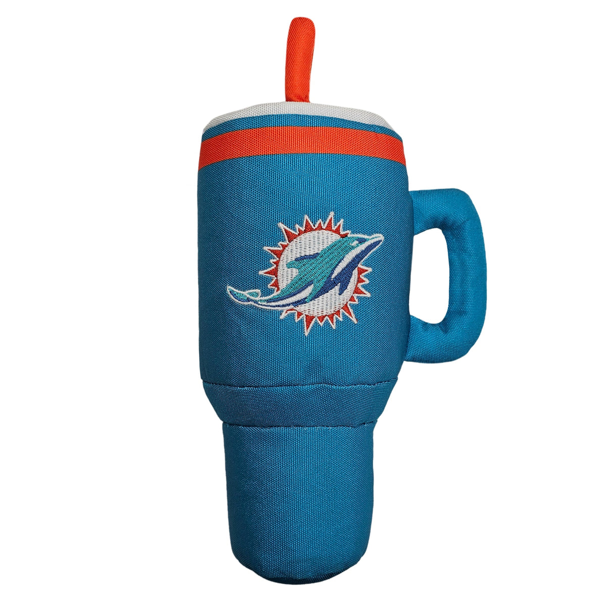 NFL Miami Dolphins Nylon Tumbler Dog Toy