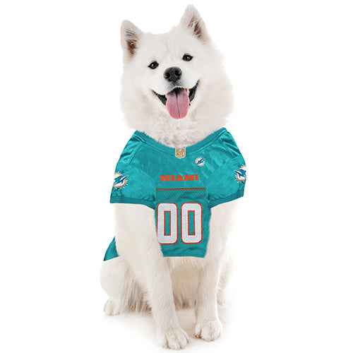 Miami Dolphins Pet Striped Jersey