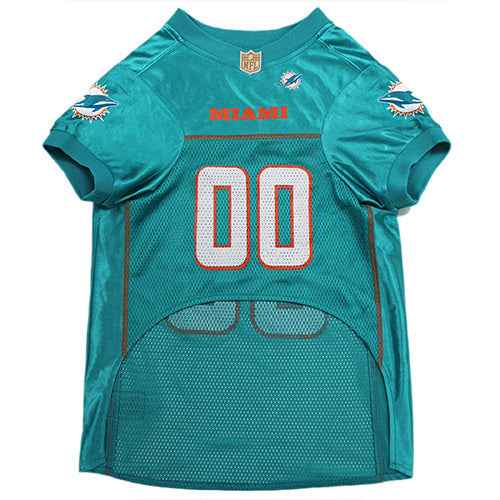 NFL Miami Dolphins Striped Mesh Pet Jersey