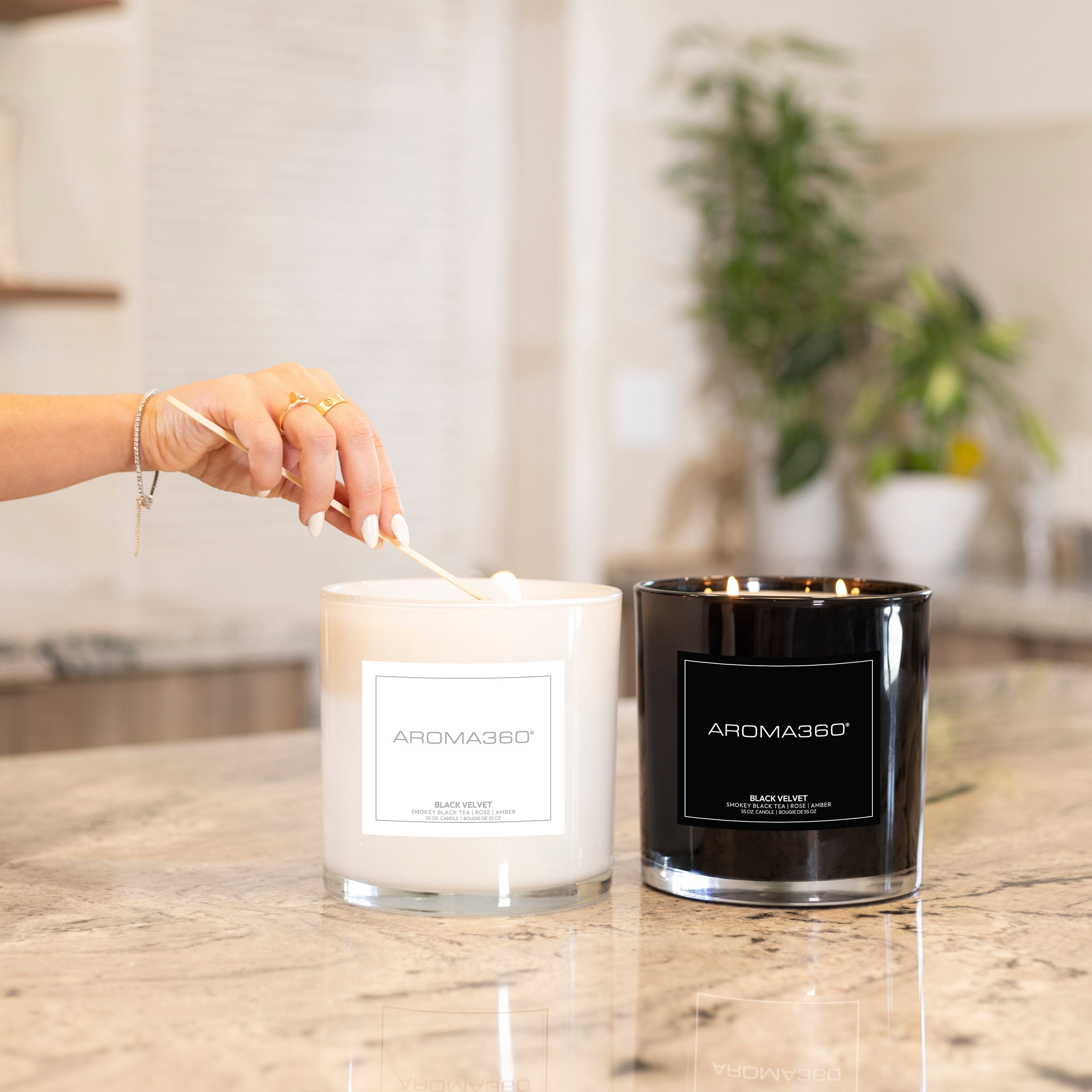 Black Velvet 4-Wick Candle