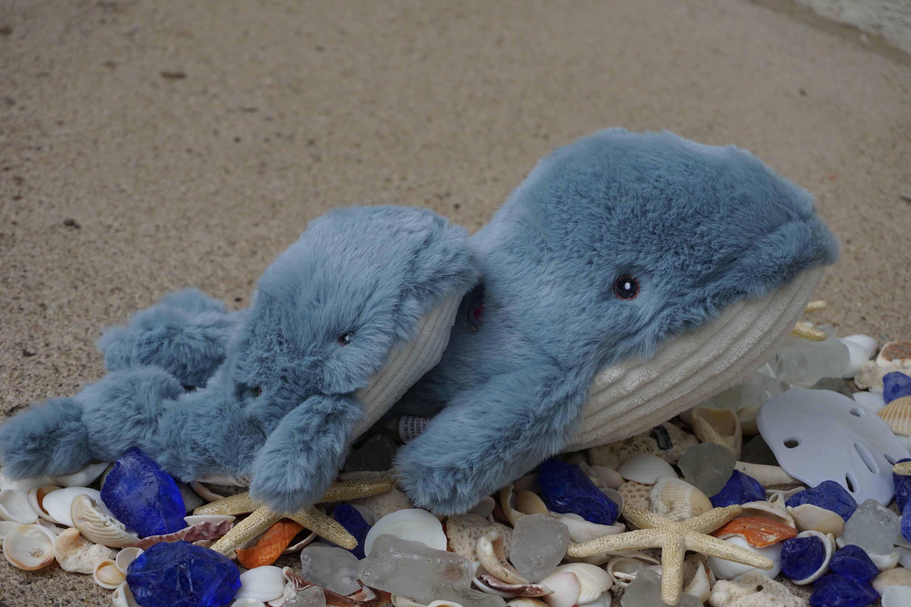 Mobie Whale Knottie Plush Dog Toy