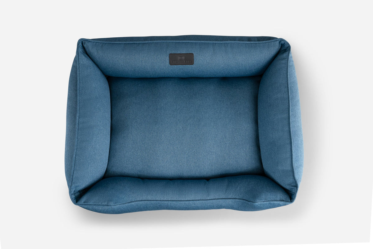 Chester & Lee | Cotton Sleeper Dog Bed Denim | HT Animal Supply