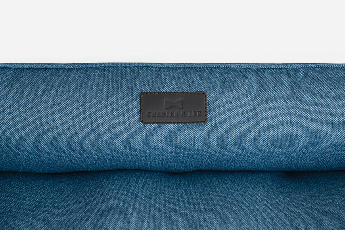Chester & Lee | Cotton Sleeper Dog Bed Denim | HT Animal Supply
