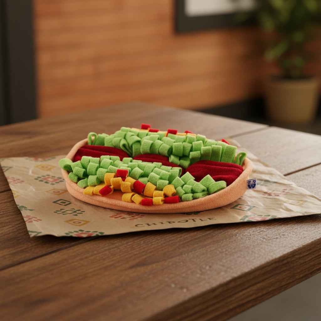 Pawty Chewpotle Bowl Interactive Snuffle Dog Toy